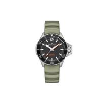 Hamilton Khaki Navy serija Automatinis mechaninis judėjimas Nardymo laikrodis Vyriški laikrodžiai Juodas plienas Guma H77825331 Regular Watch Box,Black Dial black
