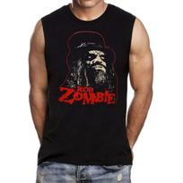 Rob Zombie R Heavy Metal Band BLACK MUSCLE SHIRT XL brown