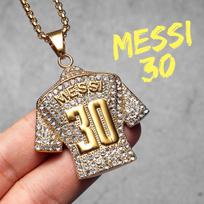 Messi Cristiano Ronaldo Neymar Haaland Futbolo Džersis Vyriški Karoliai Nerūdijančio Plieno Pakabukas Grandinėlė Papuošalai Dovana Didmeninė Prekyba 60cm