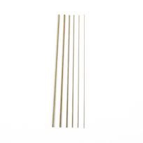 Žalvarinė viela 0,5mm 1mm 1,5mm 2mm 2,5mm 3mm x 200mm 6 vnt. solidi medžiaga pomėgiams