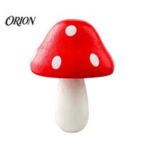 Moss Terrarium Accessories Hedgehog Mushroom Micro Landscape Ornaments for Terrariums Fairy Garden Decor, Miniature Outdoor Scenery Figurine, A brown