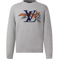 LOUIS VUITTON FW25 Megztinis Vyriškas 1AJBU1 M0 šviesiai pilka spalva