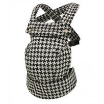 Kūdikio nešioklė, veidu į priekį, kūdikiams 6-36 mėn., reguliuojama klubų atrama su ergonomišku palaikymu, chaki spalvos šunų danties raštas Khaki Houndstooth white