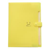 A4 File Document Bag,Pouch Bill Folder Holder Organizer Fastener Office Supplies KTY geltona