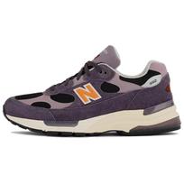 Teddy Santis x New Balance 992 Pagaminti JAV Tamsiai ledinio vyno spalvos Unisex sportbačiai Violetiniai Juodi Sizzle U992OP 41.5 black
