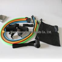 YTYIN 11-Piece TPE Resistance Band Set CN plug (adapter included) gray