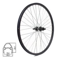 Galinis ratas J19SB 26" // diskiniams Center-Lock stabdžiams, 36H, kasetė, QR, kniedytas, dvigubas, aliuminis
