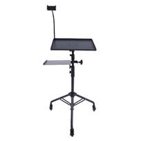 Laptop Projector Tripod Stand Adjustable Height 28 51.2 Inch Portable Tablet Tripod Stand with Casters and Phone Holder