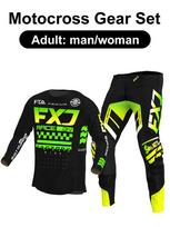 motocross gear set Enduro cross Jersey Pant Kits Racer Gear Set Off-road Mens Kits Women's mountain Downhill Motorcycle MX M-32 black
