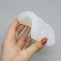 1Pcs Lash Lift Brow Tint Silicone Palette Eyebrow Lamination Reusable Rectangle Color Mixing Tray Silicone Diy white