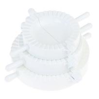 3 vnt. koldūnų formelė, pierogi, pyragėlių, raviolių, empanadų tešlos presas, formelė-gamintojas white