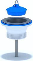 Ani_Plast Sifono ventilis su kamščiu Aniplast M205EU, 1¼,