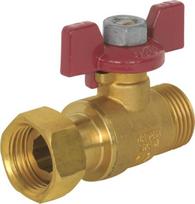 Arco Ventilis 02290, 1/2" su slankiojančia jungtim, raud. rankena