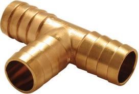 Color_Tap Trišakis žarnoms sujungti, TDM Brass, 3/8 IN