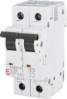 ETI Automatinis jungiklis ETIMAT10, 2P, C, 10kA, 25 A