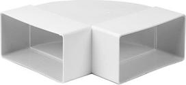 Europlast Ventiliacijos alkūnė EUROPLAST KLH25-90, 220 x 55 mm, 90°