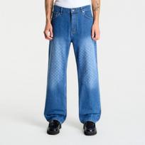 Jeansy Daily Paper Faded Monogram Amba Jeans Mid Blue - Dydis XL (2610176 Kelnės)