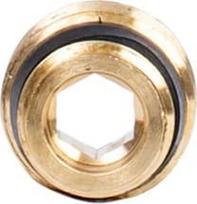 Giacomini Radiatoriaus mazgo adapteris, ½" x ¾" EK