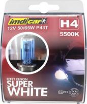 Imdicar Automobilio lemputės IMDICAR H4 WHITE, 2 vnt.