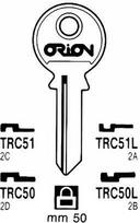 JMA Raktų ruošinys Jma Tri Circl TRC51/TRI-9D, 1 vnt