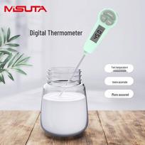 304 Stainless Steel Electronic Food Thermometer for Baked Goods, Baby Food, Water, and Oil Lotus Pink (-50℃~300℃) white