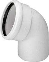 Magnaplast Alkūnė vidaus kanalizacijai Magnaplast Skolan, 58 mm, 87 °