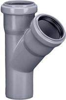 Magnaplast Vidaus kanalizacijos trišakis HTplus, Ø 110 / 110 mm, 45°