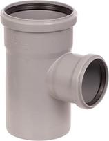 Magnaplast Vidaus kanalizacijos trišakis HTplus, Ø 110 / 75 mm, 87°