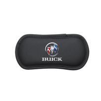 1Pcs Leather Car Pillow Car Knee Pad Elastic Memory Foam Leg Pad For Buick Envision GS GL6 GL8 Avenir Riviera Lesabre Velite Verano juoda