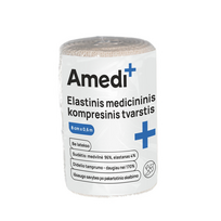 AMEDIPLUS, elastinis tvarstis, 8cmx0,6m