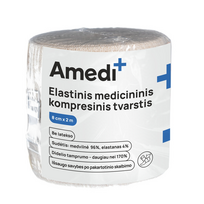 AMEDIPLUS, elastinis tvarstis 8cmx2,0m