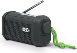 Muse | Portable Solar Radio with Crank and Flashlight | MH-08MB | AUX in | Bluetooth | FM radio