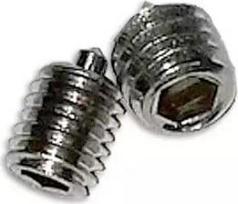 Nenurodyta_V Durų rankenos varžtelis M5, metalas, chromo, 10 vnt.