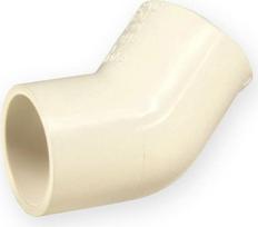 Nibco Alkūnė 4706-007, PVC-C, 3/4"x45°, klijuojamas vidus