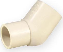 Nibco Alkūnė 4706-805, PVC-C, 1/2"x45° išor. srieg./klij. vidus
