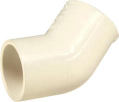 Nibco Alkūnė 4706-005, PVC-C, 1/2"x45°, klijuojamas vidus