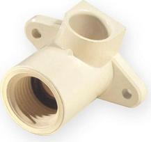 Nibco Alkūnė 4707-355, PVC-C tvirtinama 1/2" vid. srieg/klij vidus