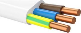 NKT Instaliacinis kabelis plokš. NKT, Dca,500 V,3 x 1.5 mm²,100m