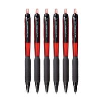 uni-ball Jetstream SXN101 0.7mm Red Ink Roller Ball Pen, Pack of 6 for Office, School & Home black