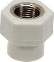 Sanitas Tarpmovė 24.2525B PPR, 25 mmx3/4" metal. vidin. sriegis