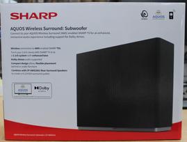 Sharp AQUOS Wireless Surround Subwoofer | Sharp AQUOS Surround Subwoofer | CP-AWS0101 | Wi-Fi | DAMAGED PACKAGING | Wireless connection