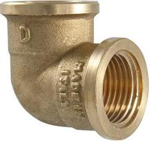 Tdm_Brass Alkūnė TMD brass, 3/4", 90°, vidiniai sriegiai