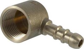 Tdm_Brass Dujinių žarnų alkūnė, 3/8 IN x 10 mm, vidin. srieg.