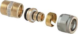 Tdm_Brass Išardom. srieginis antgalis 1430, 3/4" x 20 mm išor. sriegis