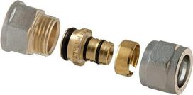 Tdm_Brass Išardom. srieginis antgalis 1435, 3/4"x 20 mm vidin. sriegis