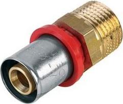 Tdm_Brass Presuojamasis adapteris 1630, 20 mm x 3/4", išor. sriegis