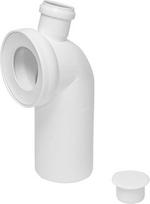 Tycner Unitazo alkūnė Tycner 767 110/45/50, Ø 110 mm, balta