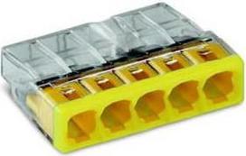 Wago Laidų jungė Wago 2273-205/5, 5 x 0,5-2,5 mm², 450 V, 5 vnt.