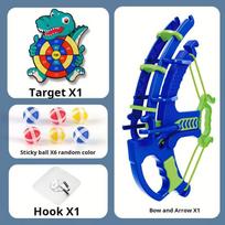 Educational Games Dart Board Baby Toy Stickey Ball Dart Indoor Sports Child Montessori Games For Children 3 To 7 Years blue