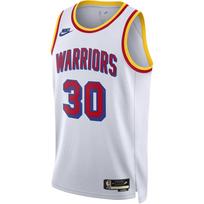 Nike Golden State WarriorsDRI FIT NBA Stephen Curry Krepšinio marškinėliai Vyriški Balti FQ4689-103 3XL balta